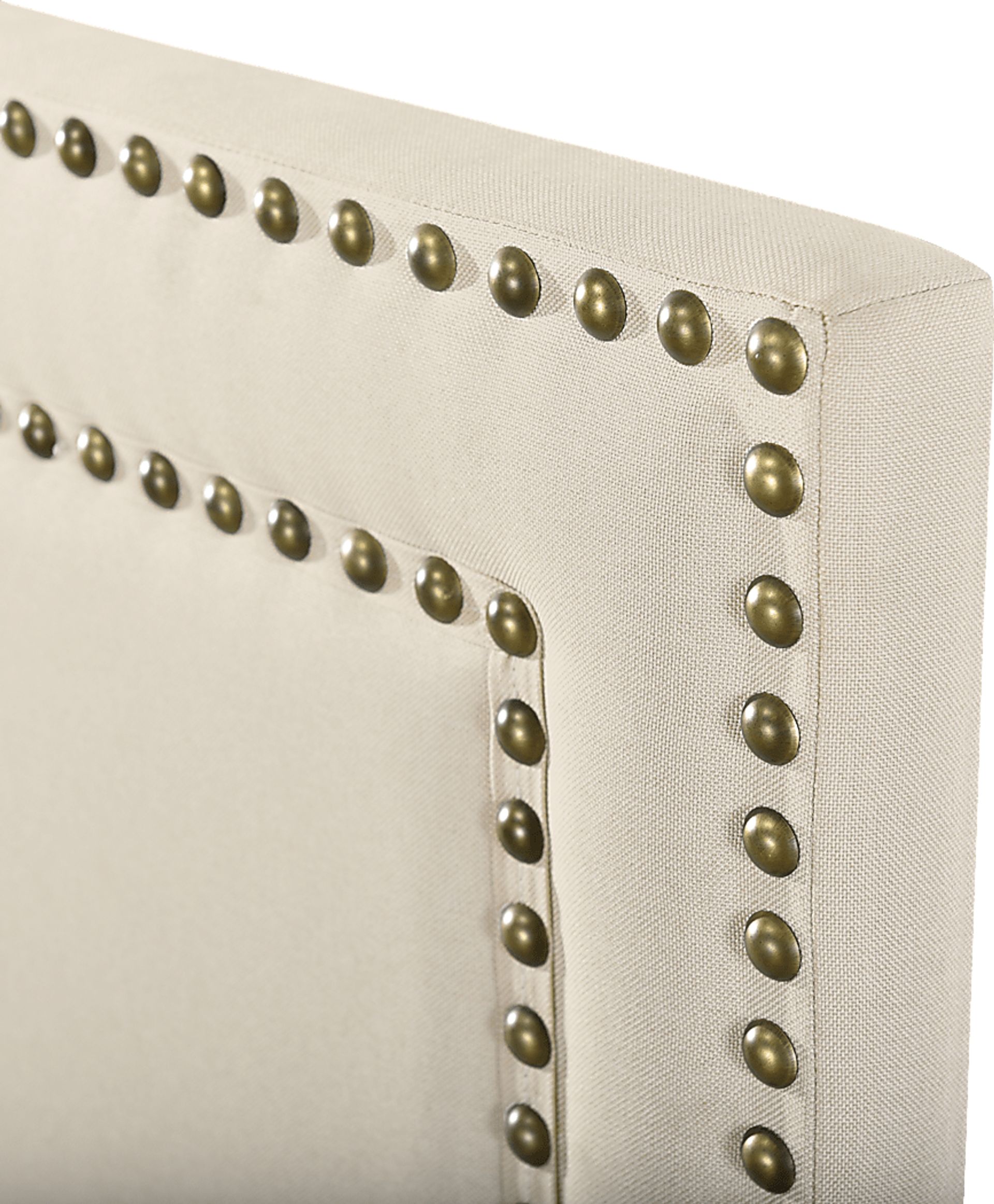Mollywoods Cream Queen Headboard and Bench - Image 7