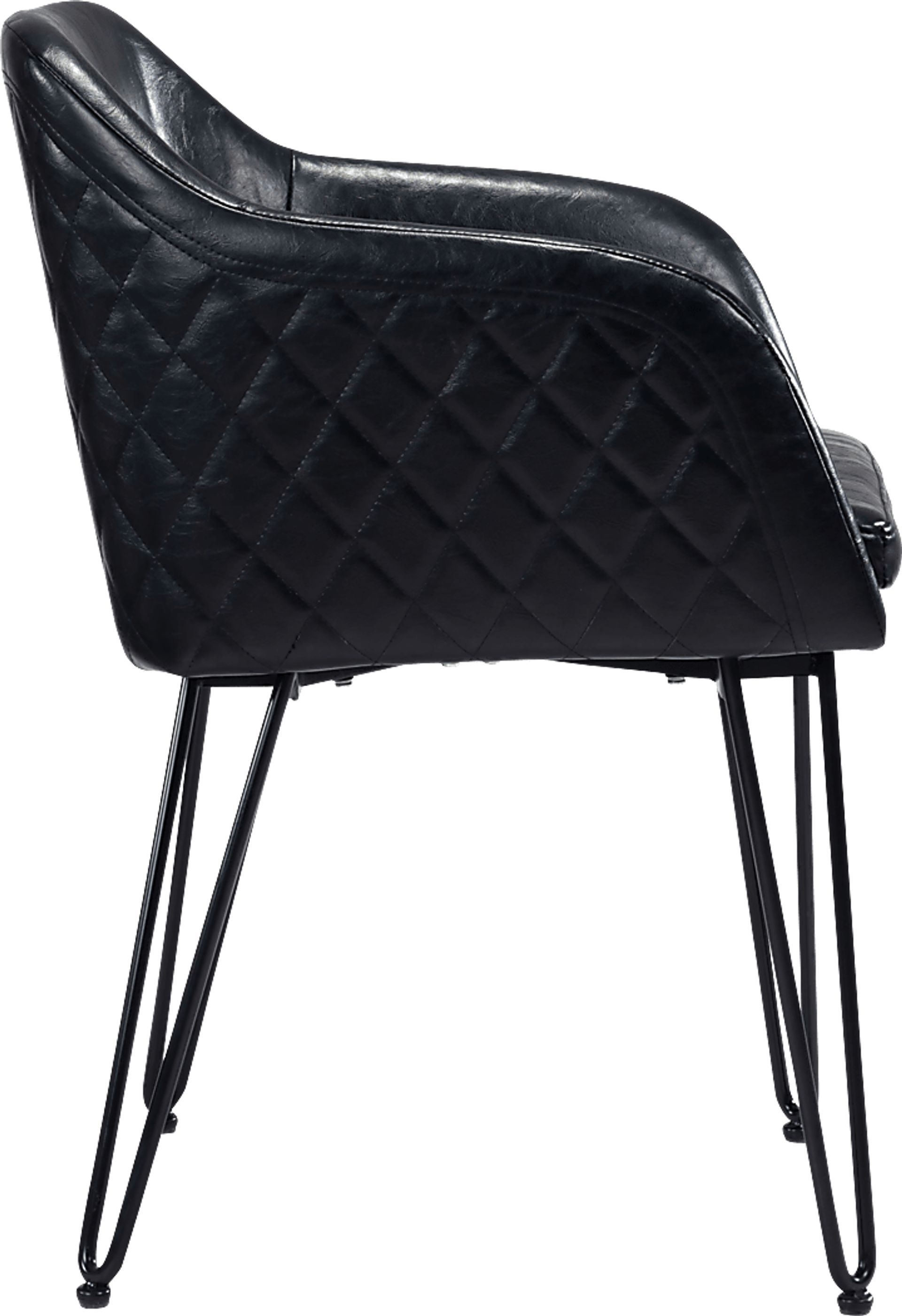 Momoko Black Dining Chair, Set of 2 - Image 2