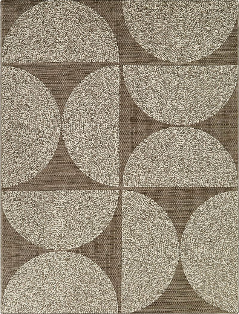 Monaghan Brown 7'10 X 10' Indoor/Outdoor Rug