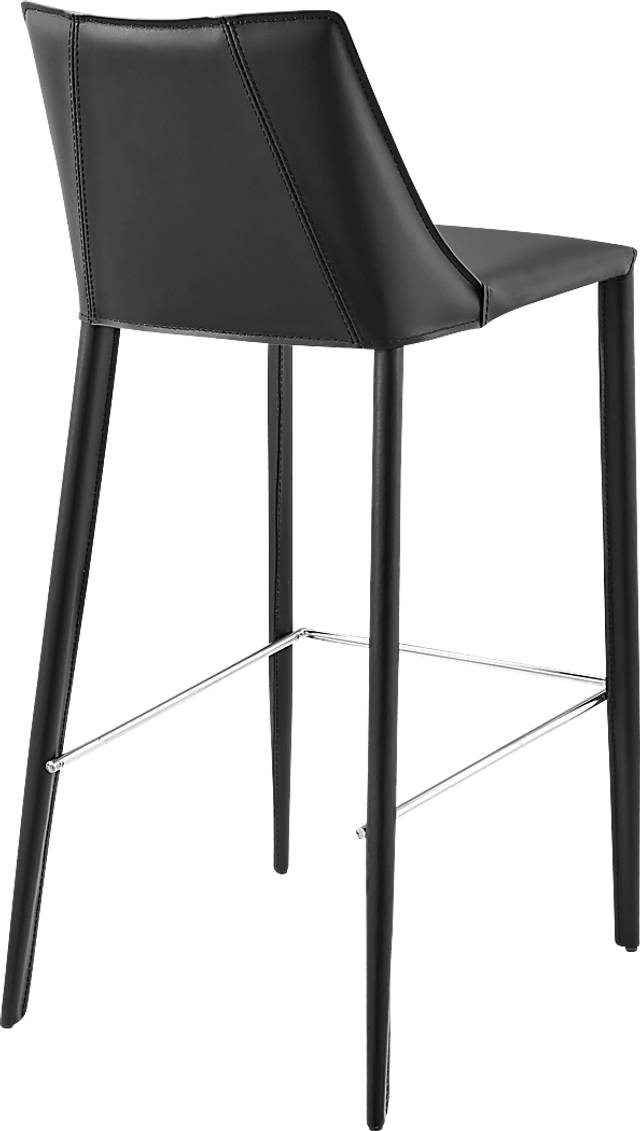 Monagin Black Bar Stool - Thumbnail - Image 2