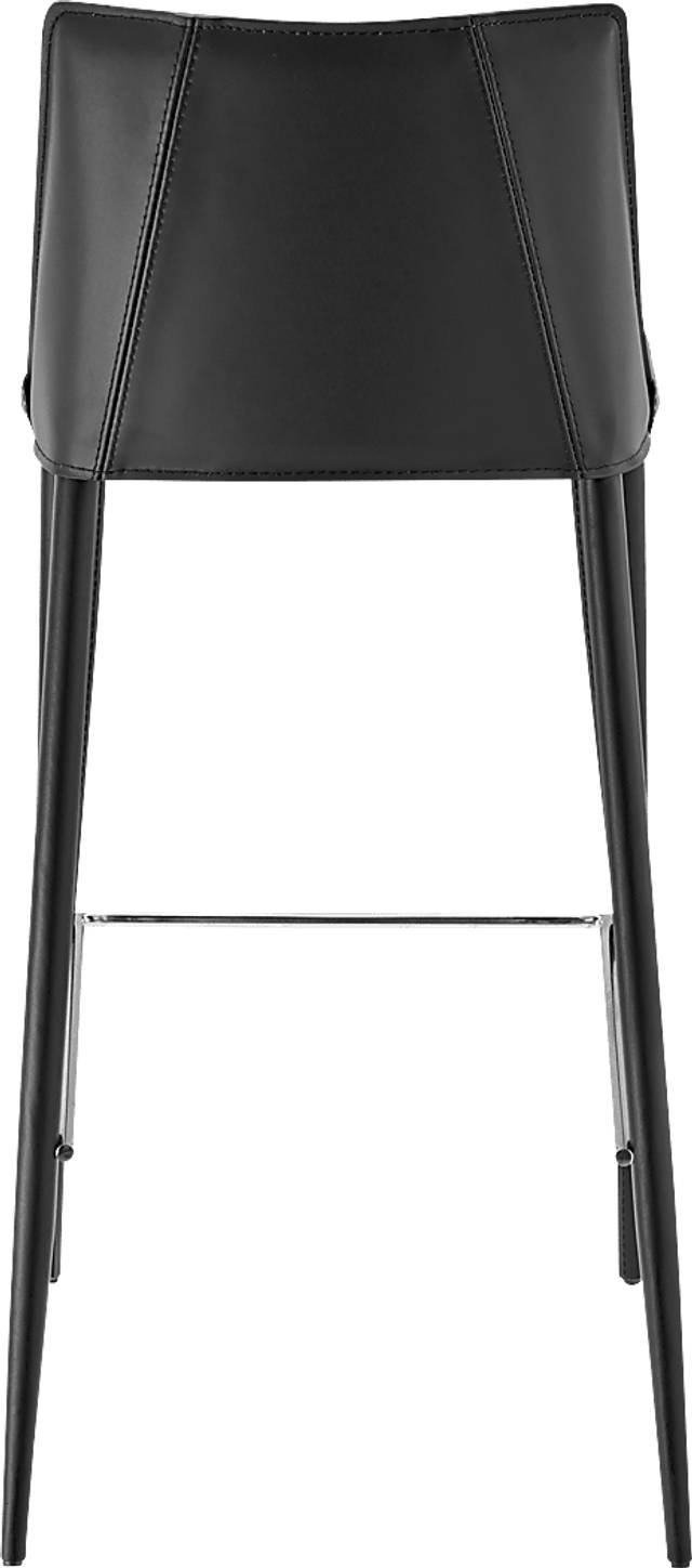 Monagin Black Bar Stool - Thumbnail - Image 3