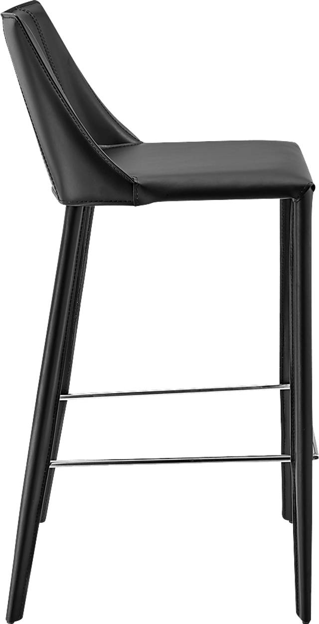 Monagin Black Bar Stool - Thumbnail - Image 4