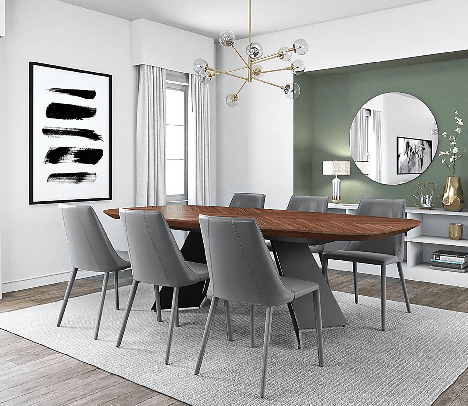 Monagin Gray Side Chair - Image 2