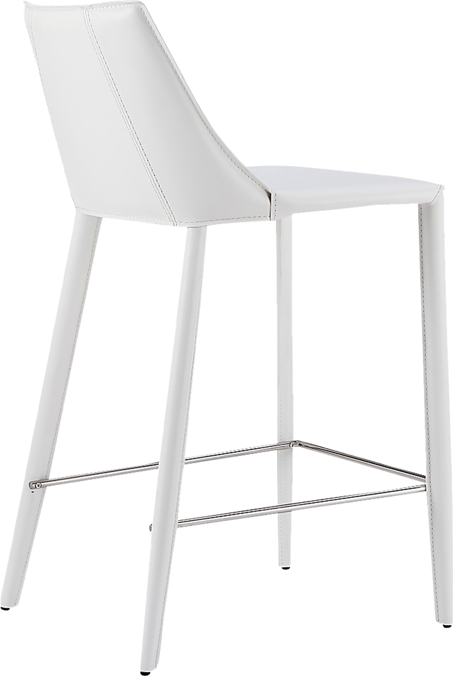 Monagin White Counter Stool - Image 2