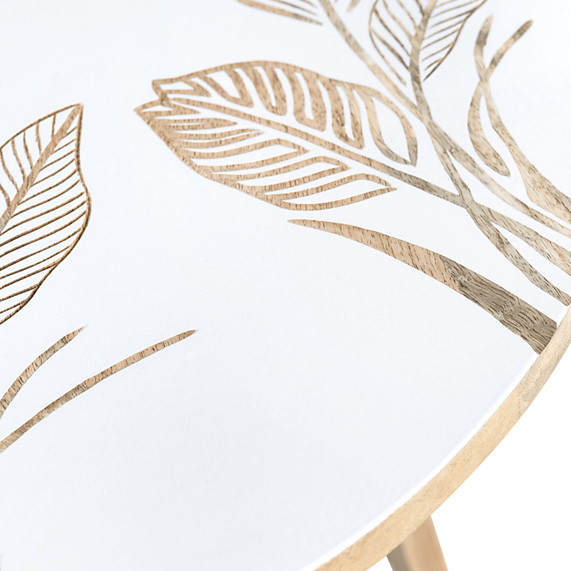 Monahan White End Table - Image 2