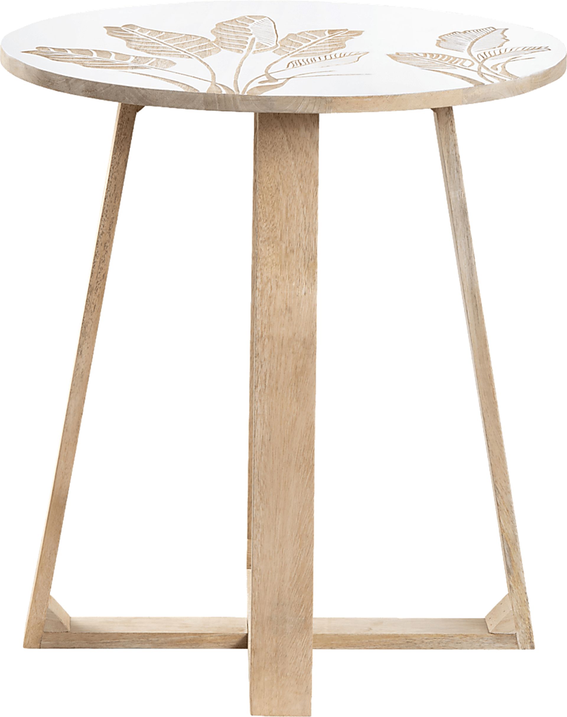 Monahan White End Table - Image 3