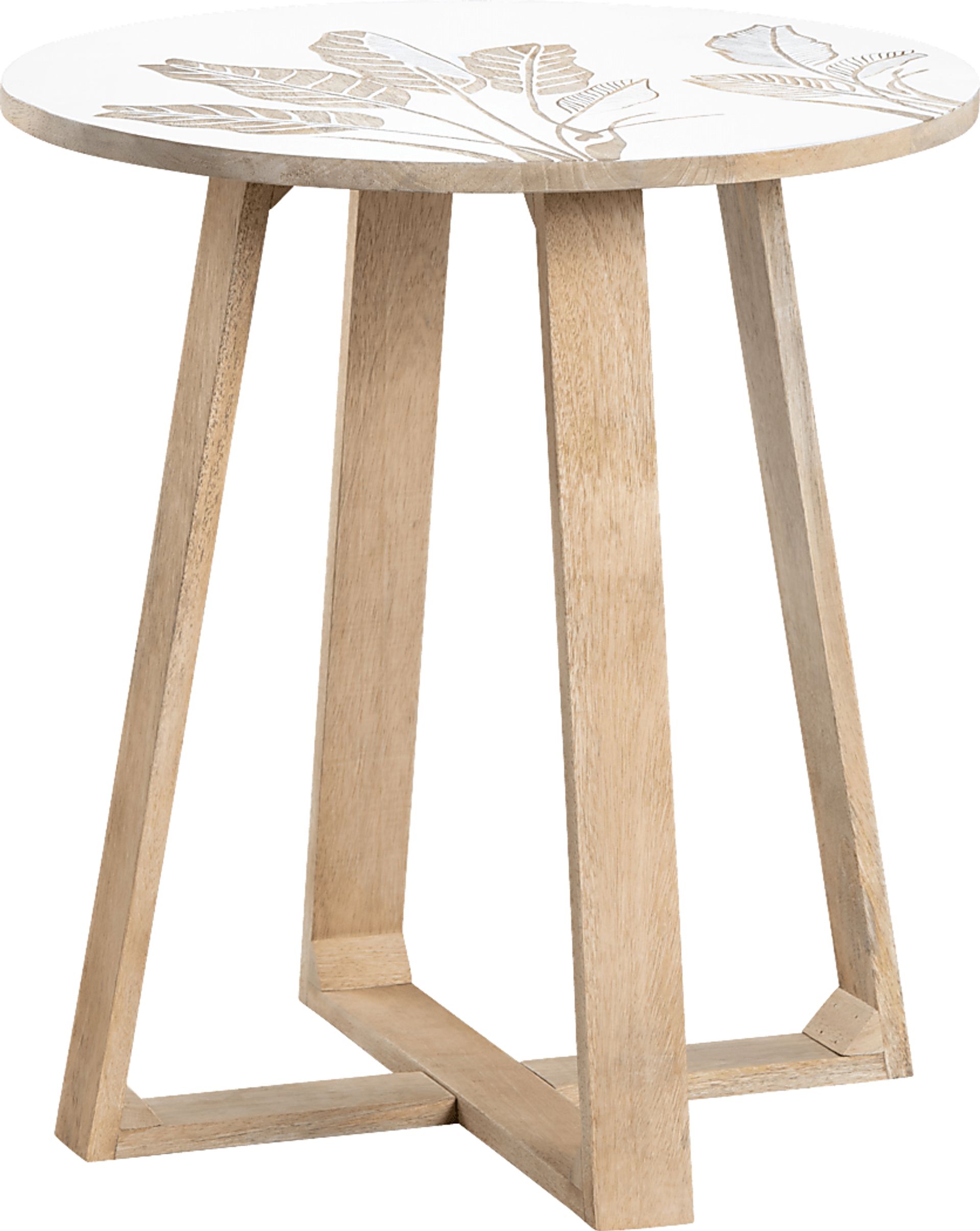 Monahan White End Table - Image 1