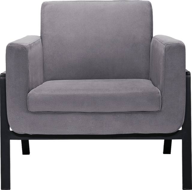 Monasty Gray Accent Chair - Thumbnail - Image 3