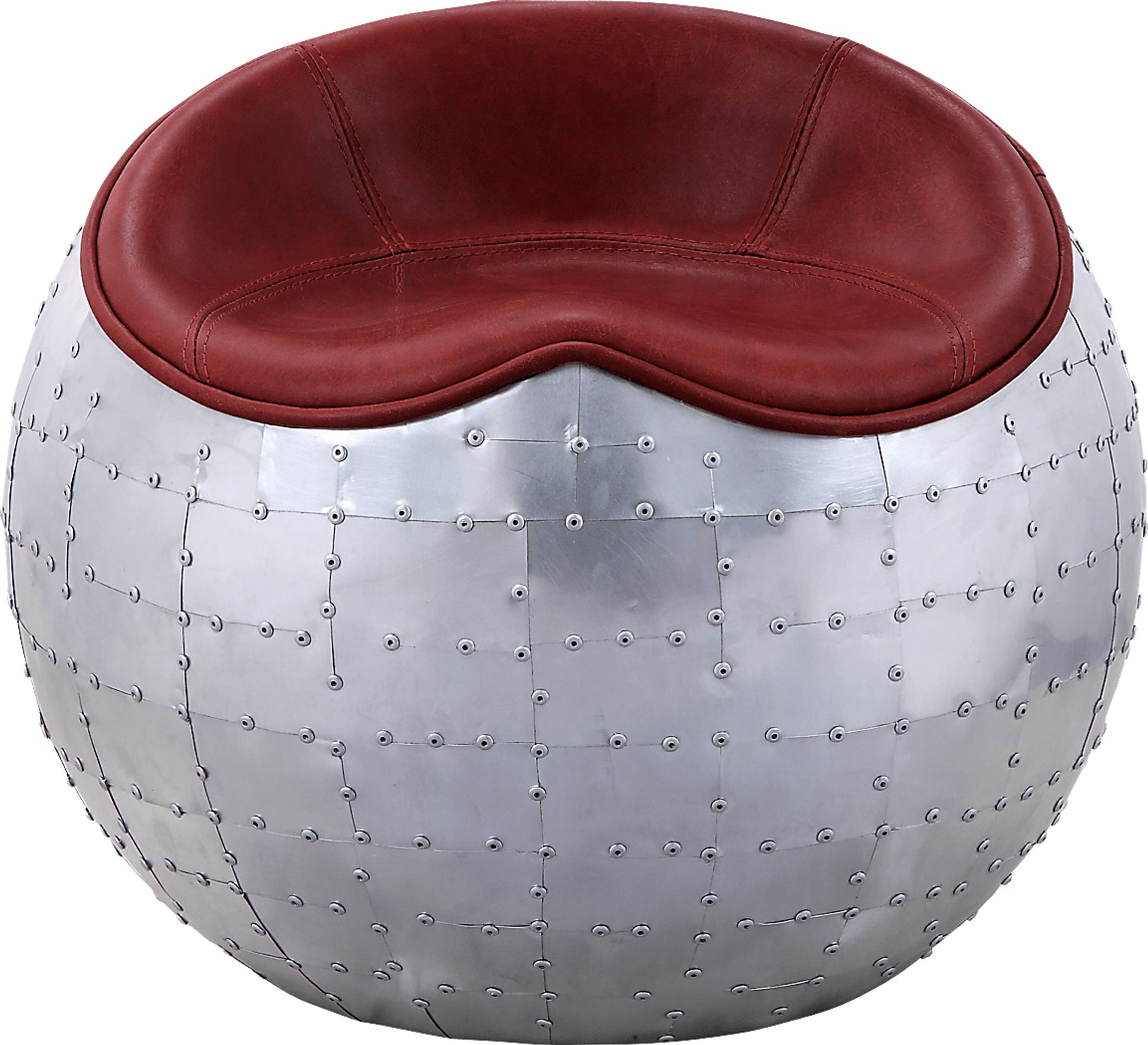 Montania Red Accent Ottoman - Image 2