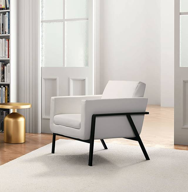 Monasty White Accent Chair - Thumbnail - Image 5