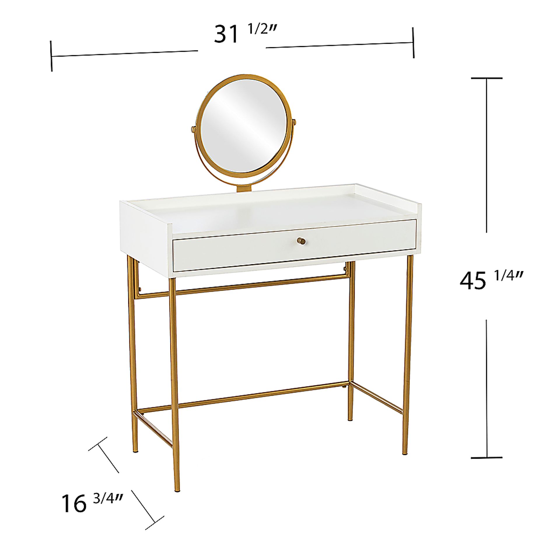 Mondamin White Vanity - Image 3