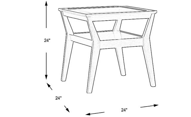 Dimension Image. Please refer to the Dimension Tab on this page for dimension details.