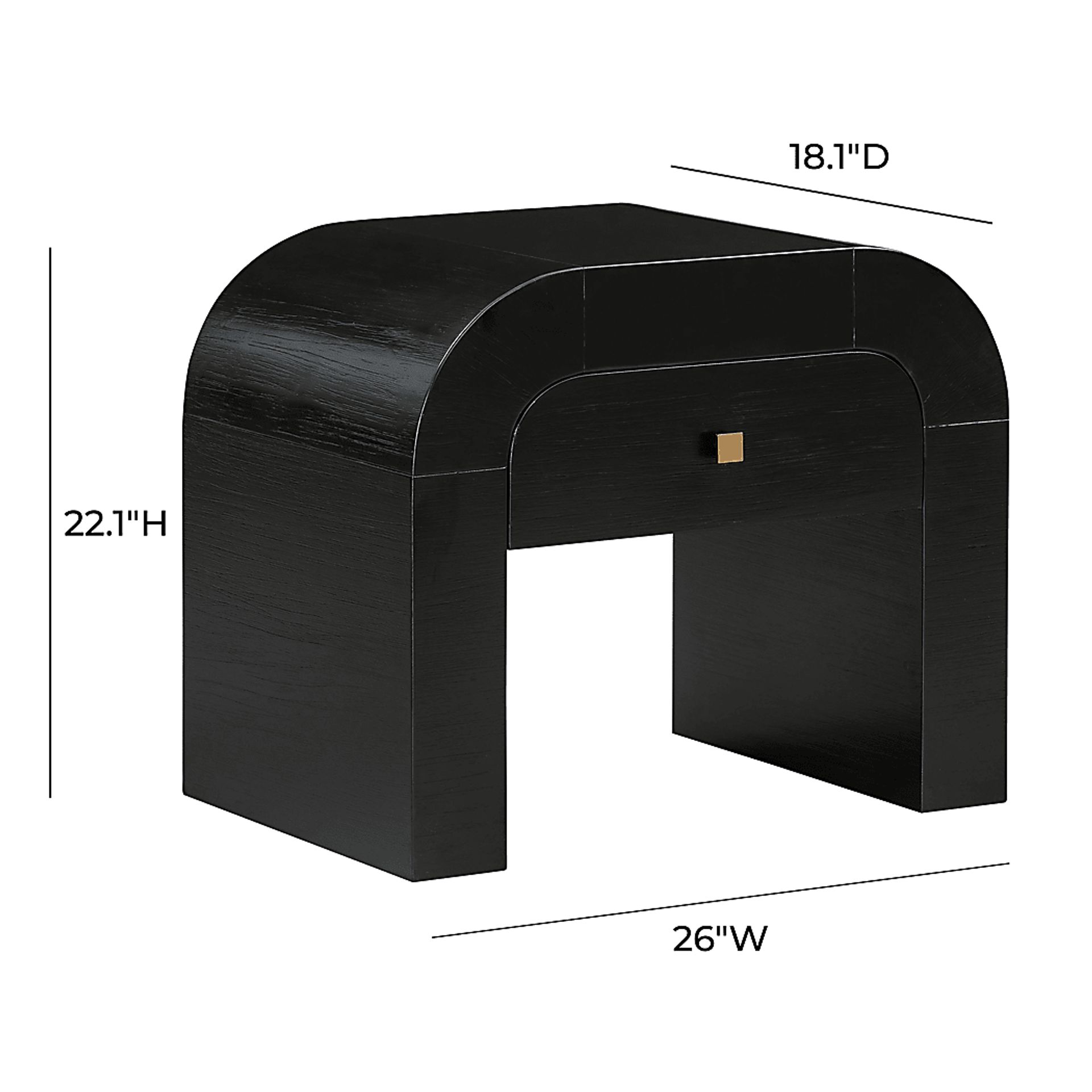 Mondrey Black Accent Table - Image 7