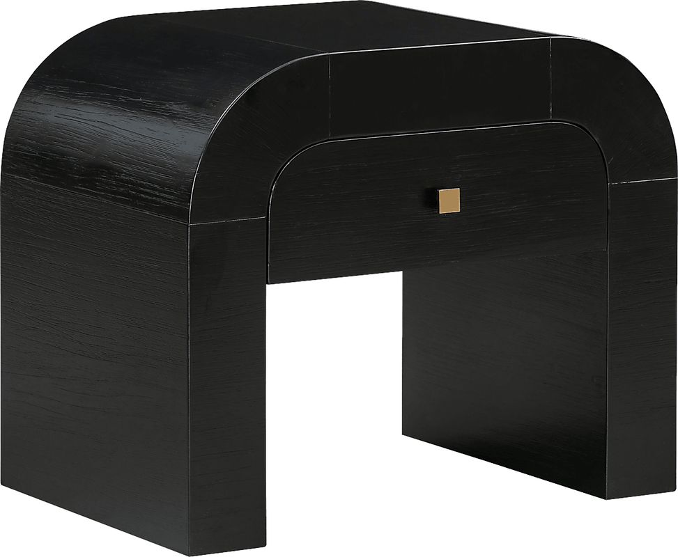 Mondrey Black Accent Table