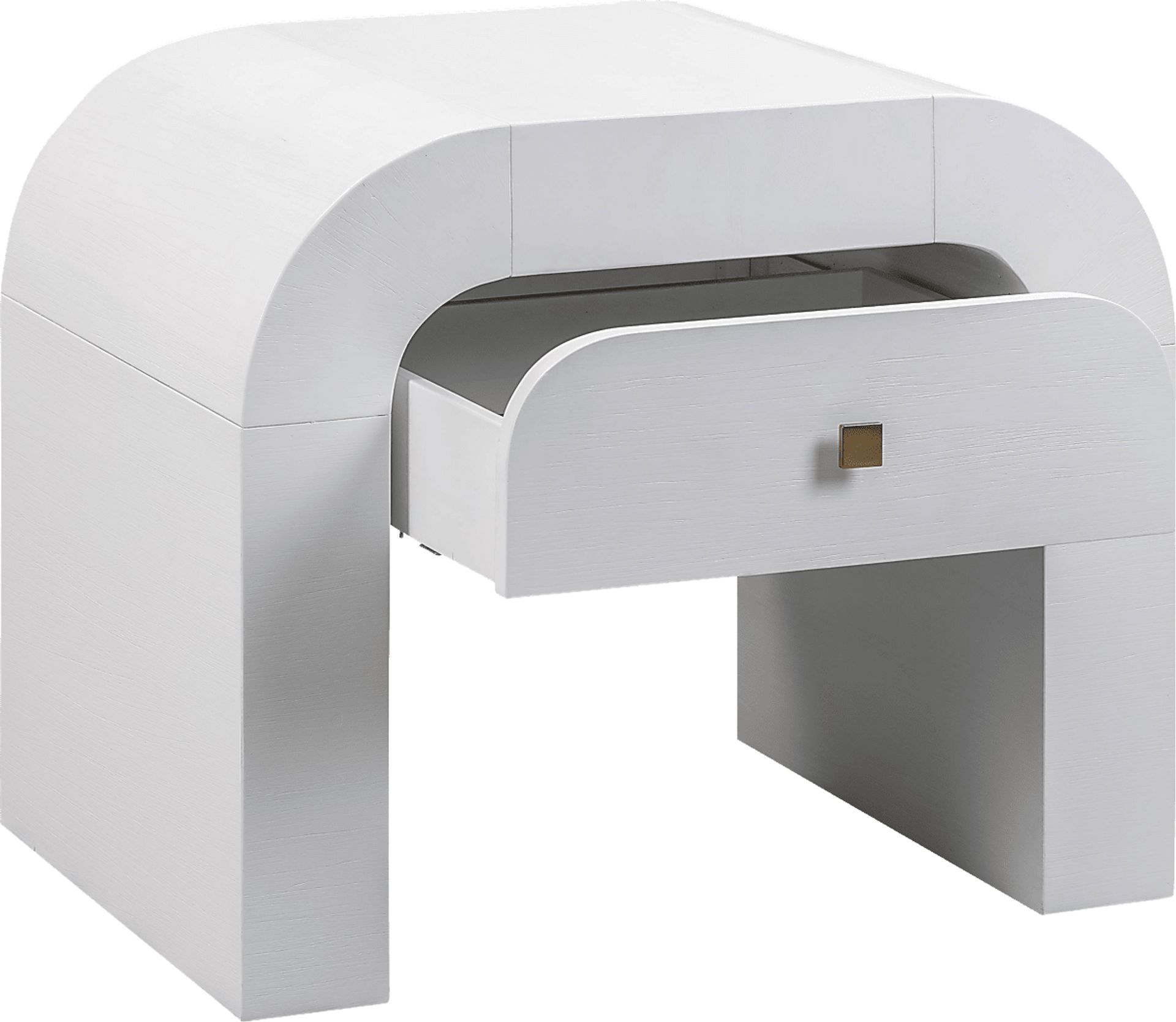 Mondrey White Accent Table - Image 3