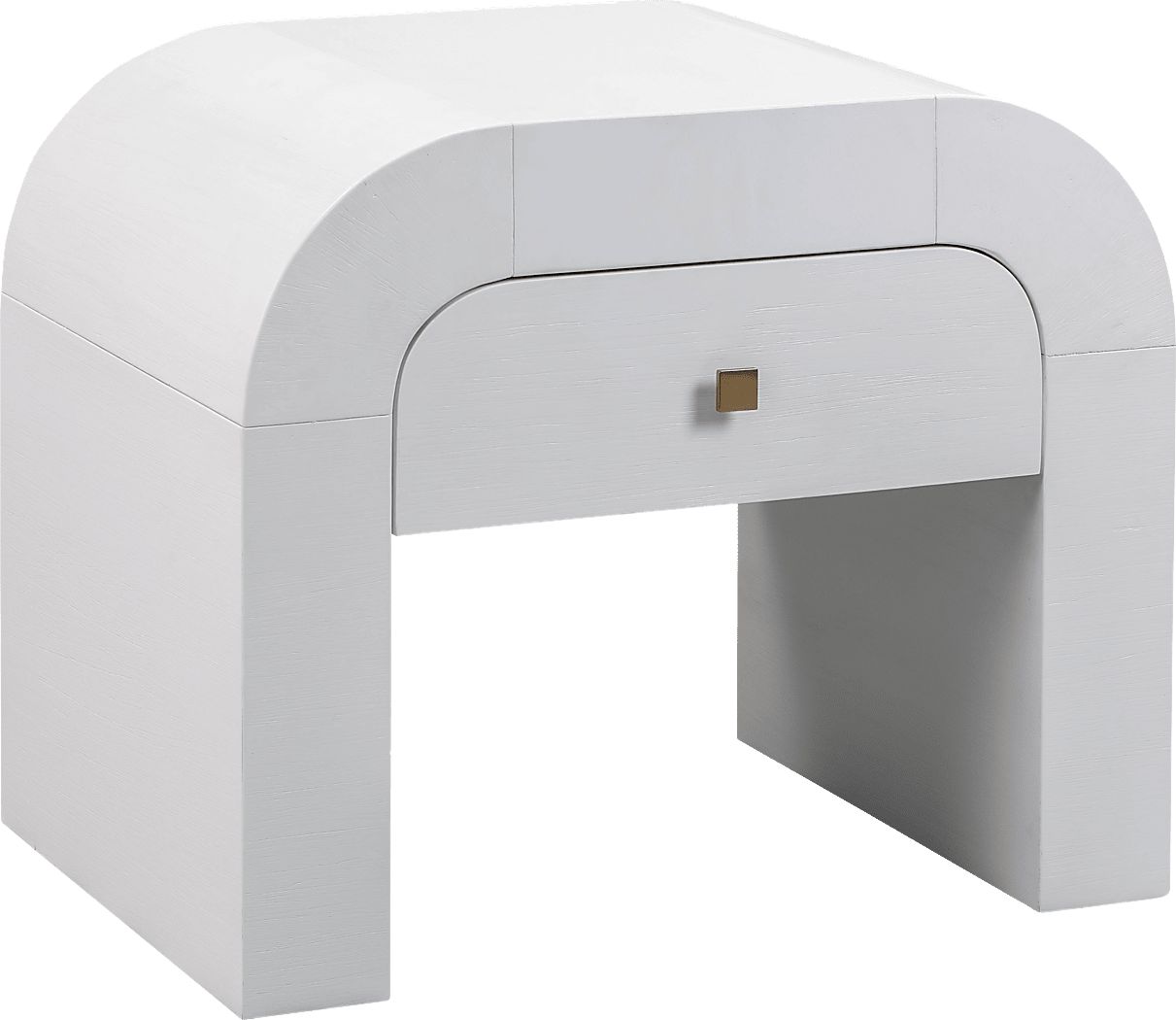 Mondrey White Accent Table