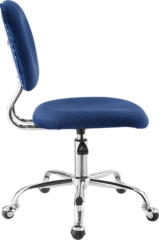 Monetta Blue Office Chair - Thumbnail - Image 4