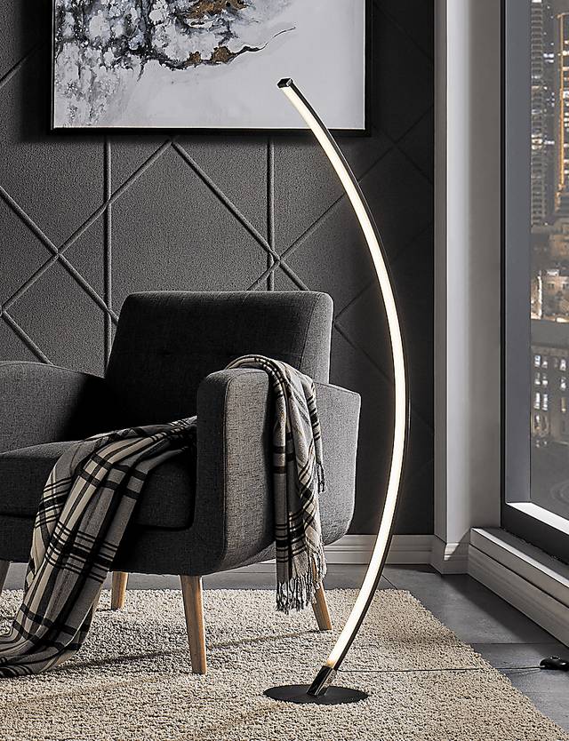 Monirro Black Floor Lamp - Thumbnail - Image 2