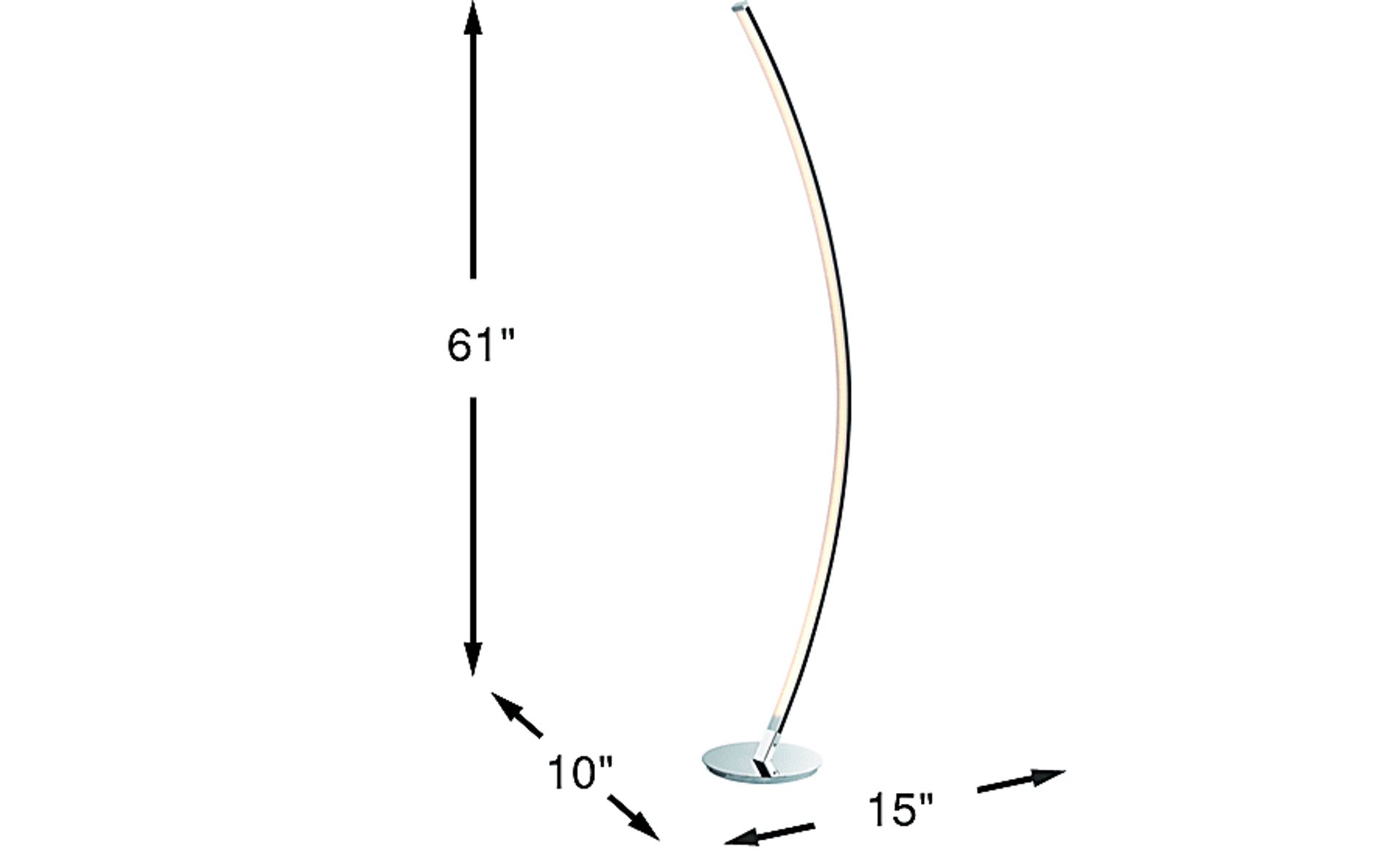 Dimension Image. Please refer to the Dimension Tab on this page for dimension details.
