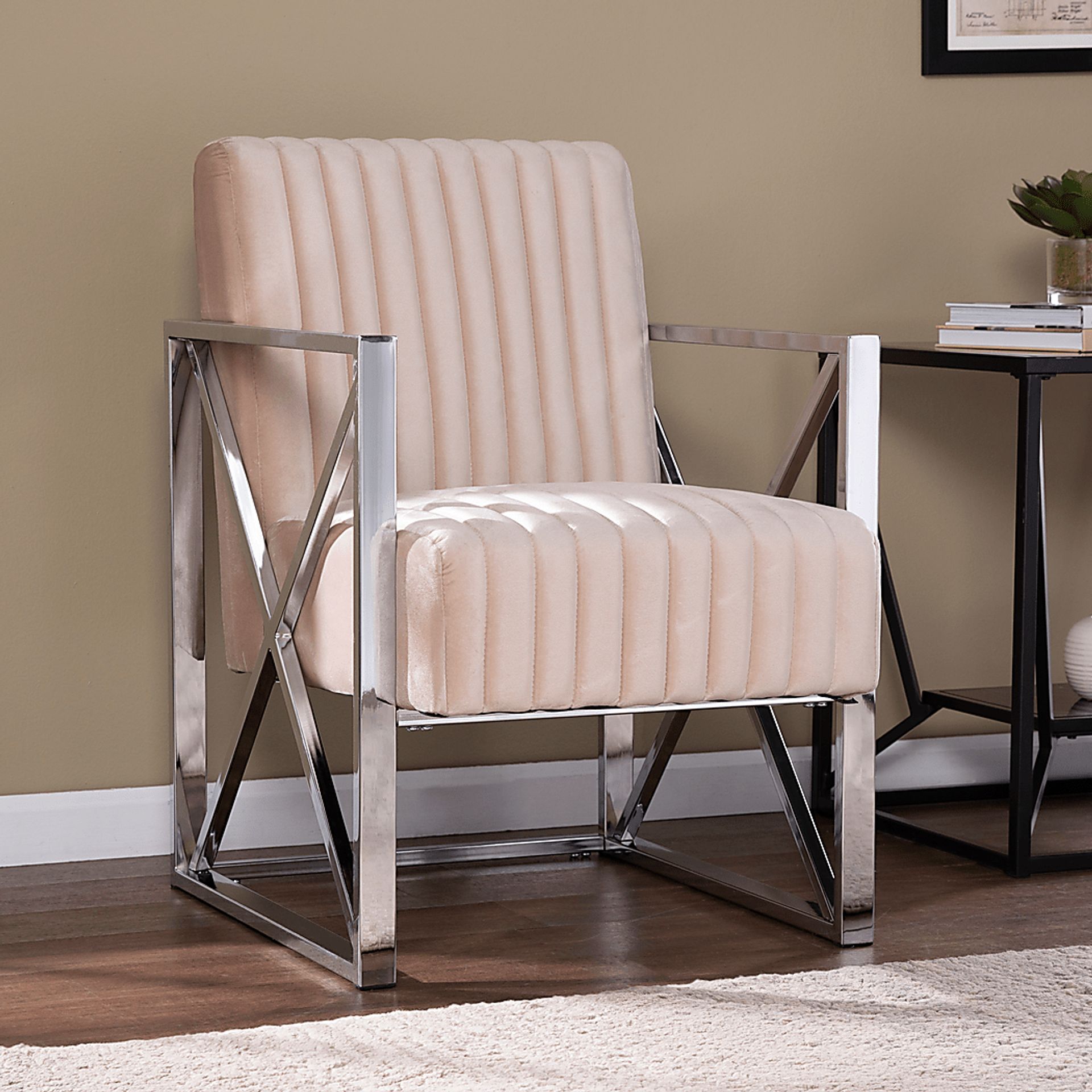 Moniteau Champagne Accent Chair - Image 4