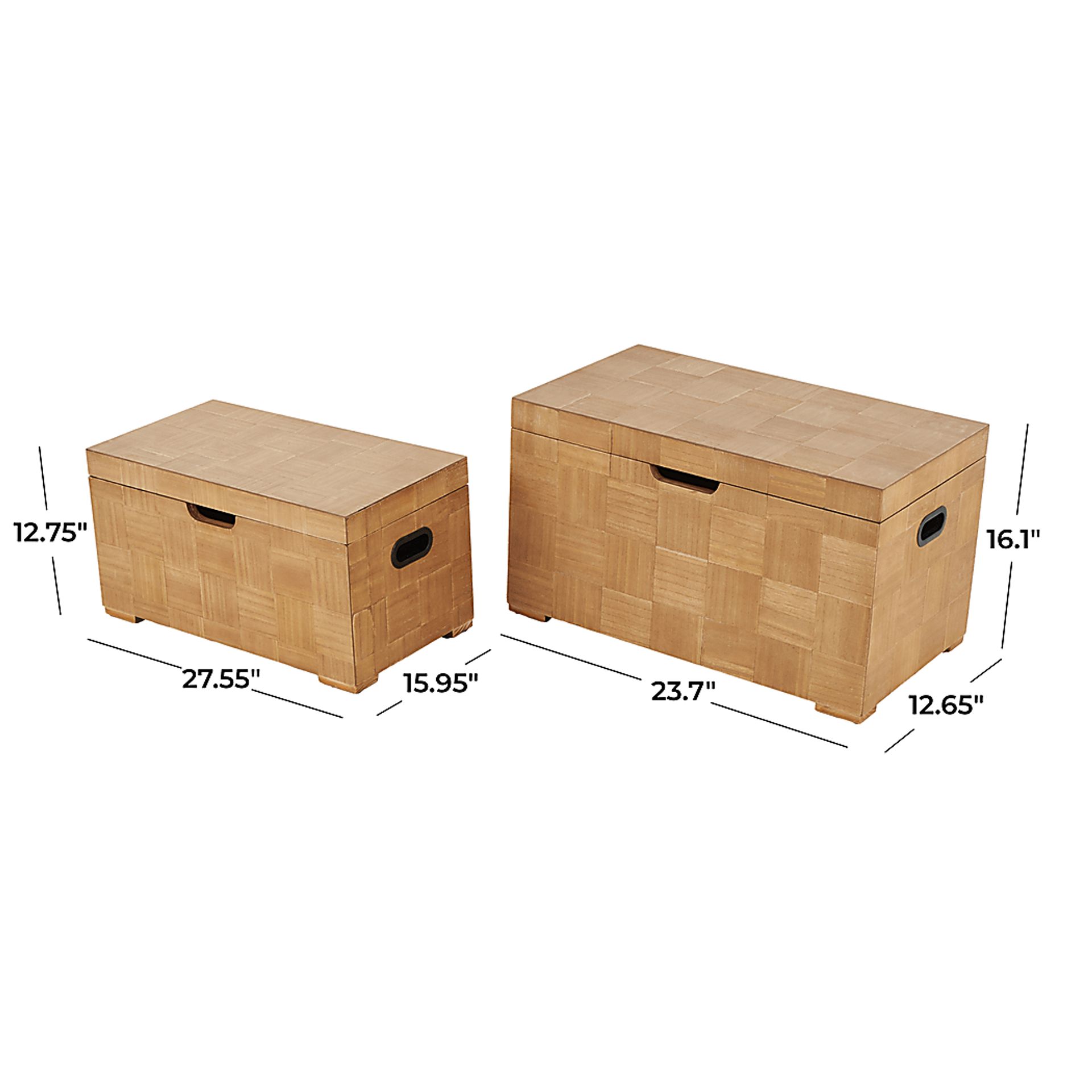 Monoli Brown Storage Trunk - Image 7
