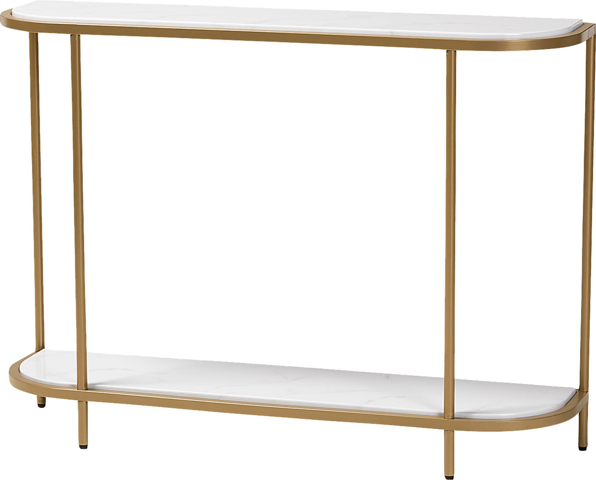 Monpano White Sofa Table - Image 1