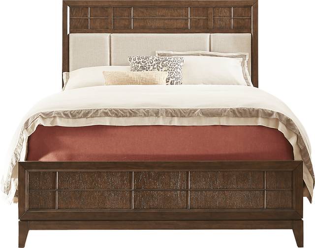 Monroe Heights Brown 3 Pc Queen Bed - Thumbnail - Image 1