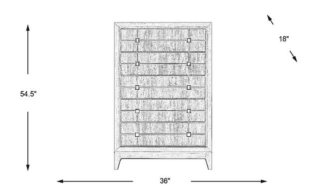 Dimension Image. Please refer to the Dimension Tab on this page for dimension details.