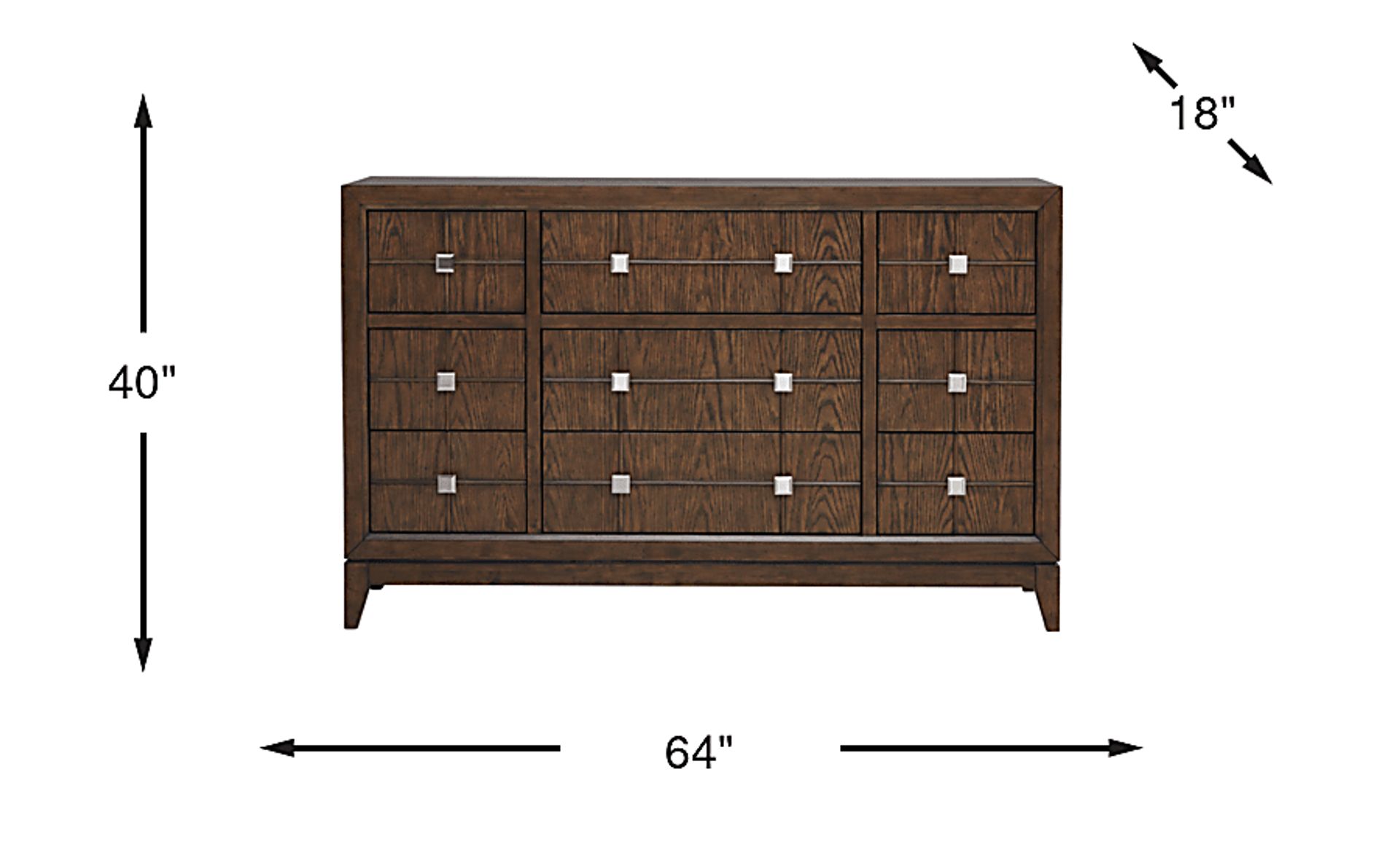 Dimension Image. Please refer to the Dimension Tab on this page for dimension details.