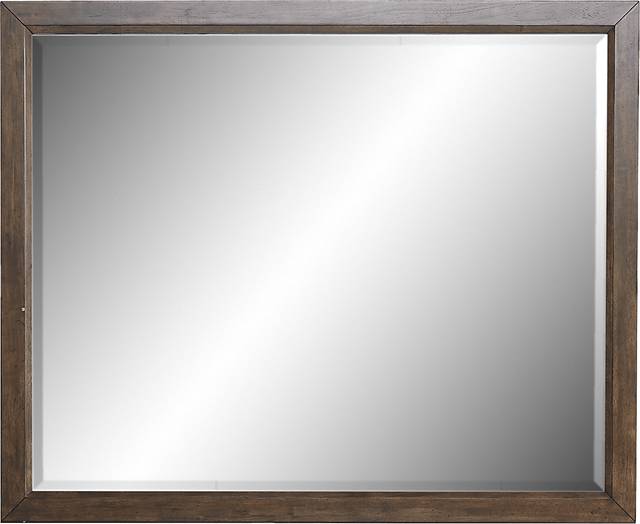 Monroe Heights Brown Mirror - Thumbnail - Image 1