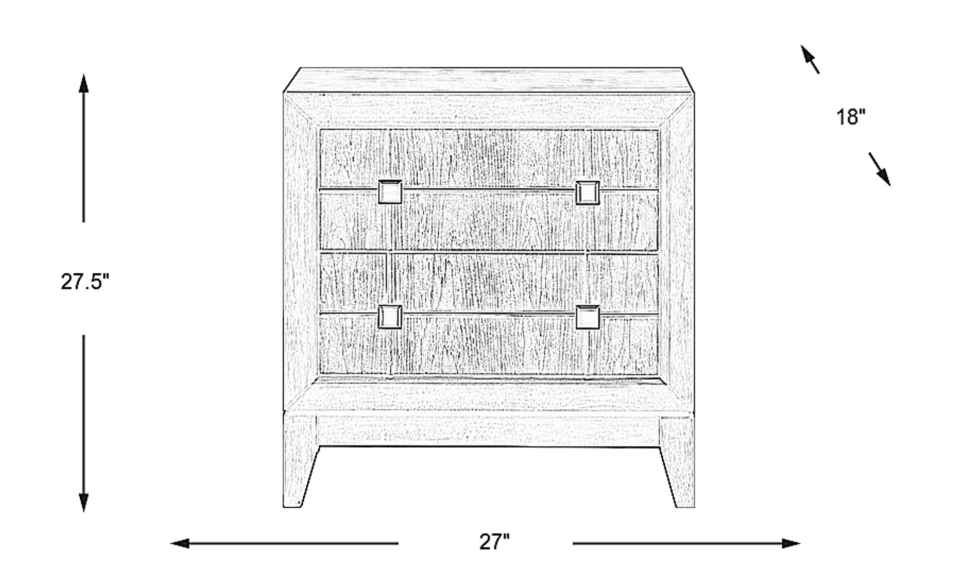 Dimension Image. Please refer to the Dimension Tab on this page for dimension details.