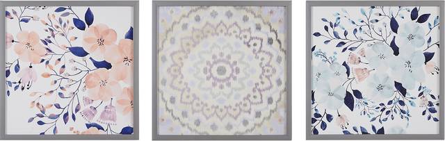 Monserate Multi Artwork, Set of 3 - Thumbnail - Image 1