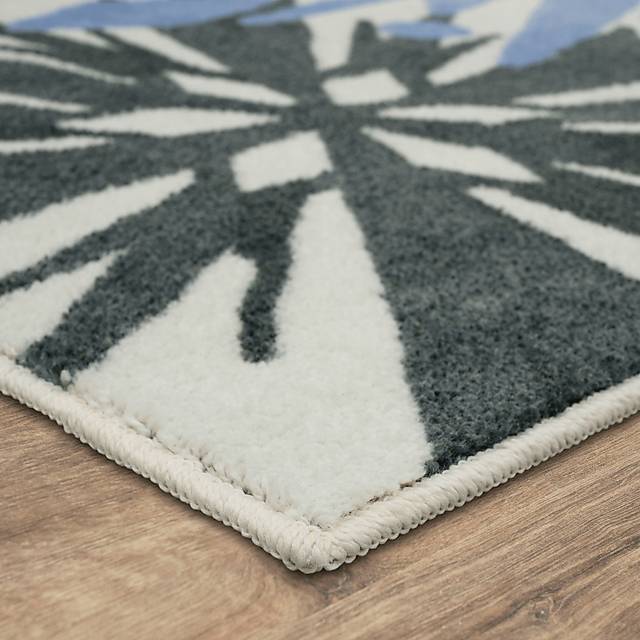 Kids Disney's Montage of Snowflakes White 8' x 10' Rug - Thumbnail - Image 2