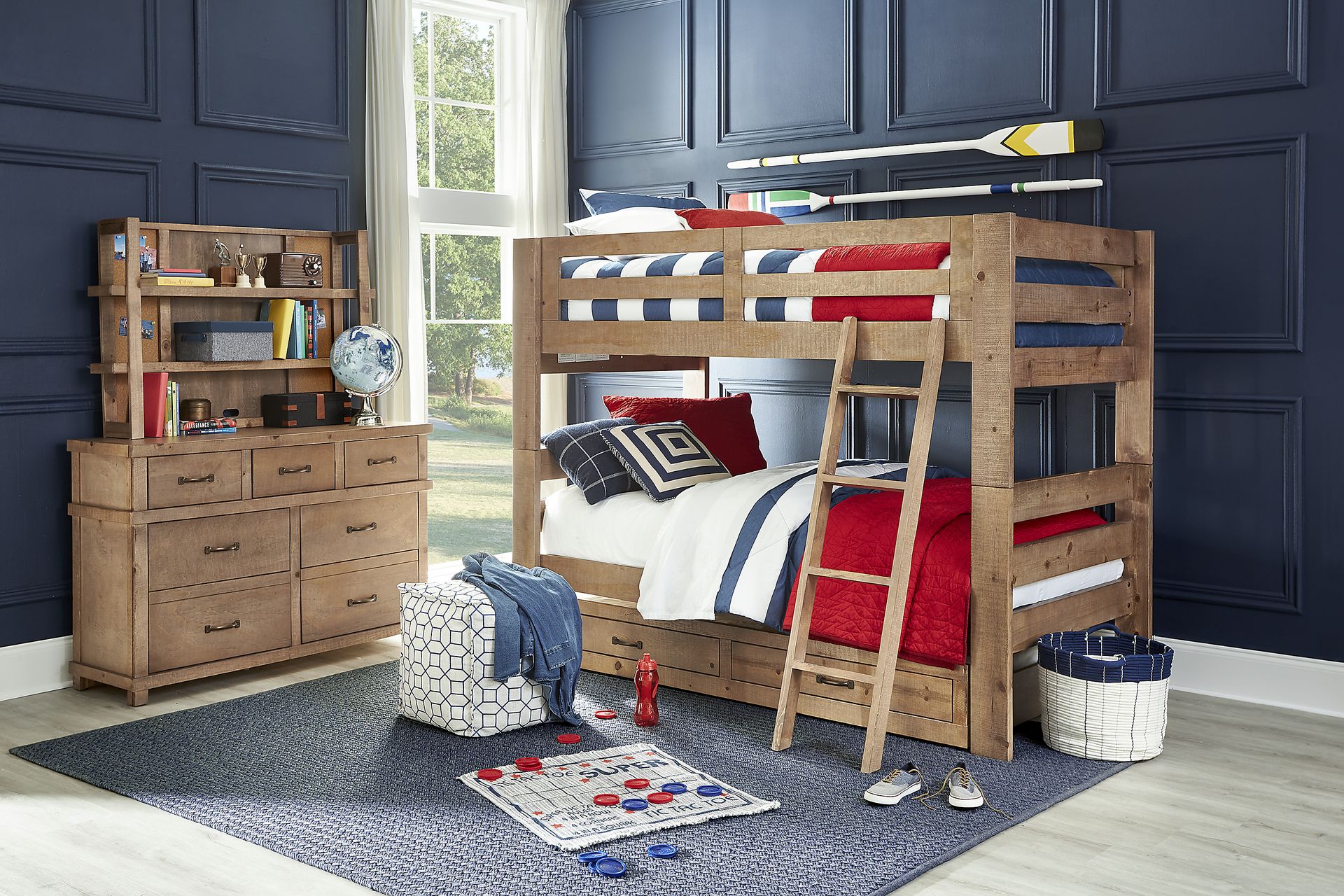 Montana 2.0 Driftwood Twin/Twin Bunk - Image 1