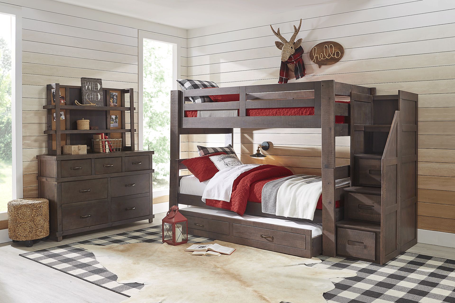 Montana 2.0 Espresso Full/Full Step Bunk - Image 2