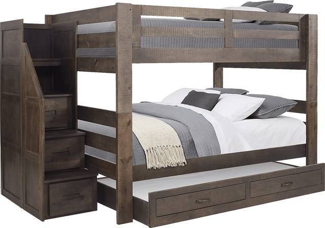 Montana 2.0 Espresso Full/Full Step Bunk - Thumbnail - Image 1