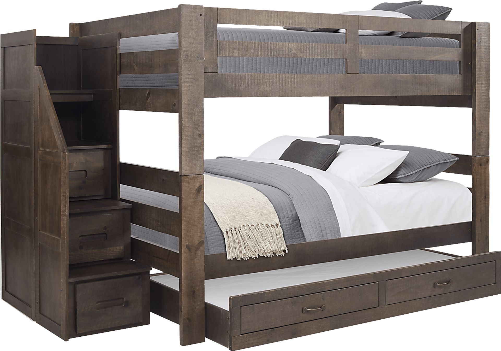 Montana 2.0 Espresso Full/Full Step Bunk - Image 1