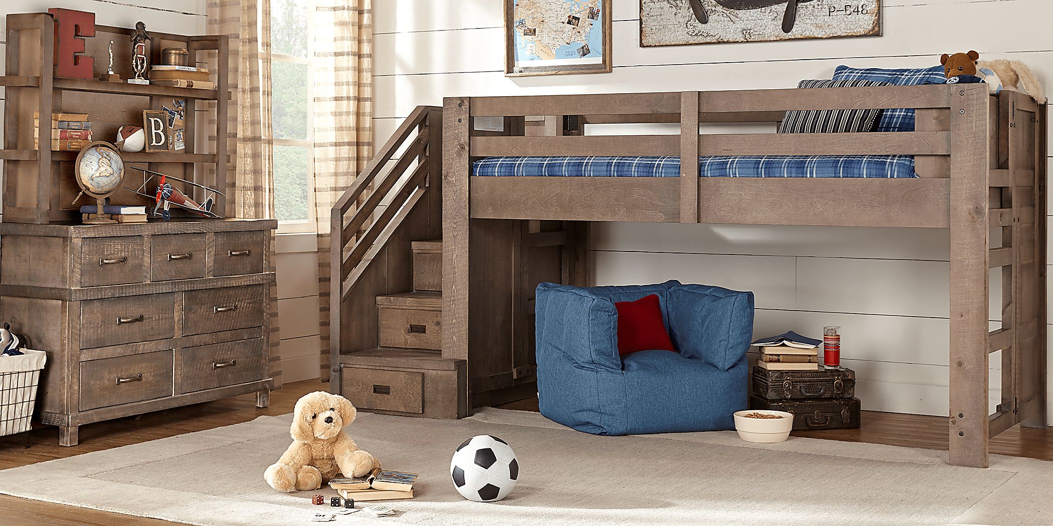 Rooms to go loft bed with stairs new arrivals