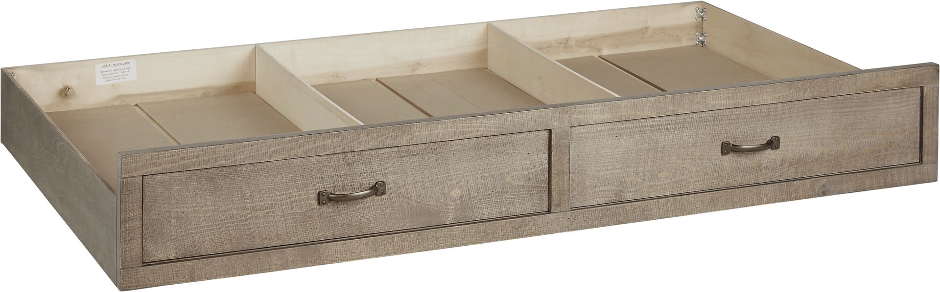 Montana Driftwood Twin Storage Trundle - Image 1