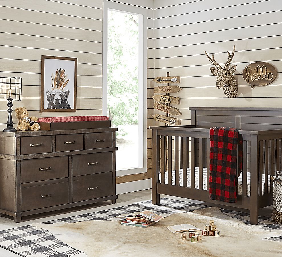 Espresso crib and dresser set deals