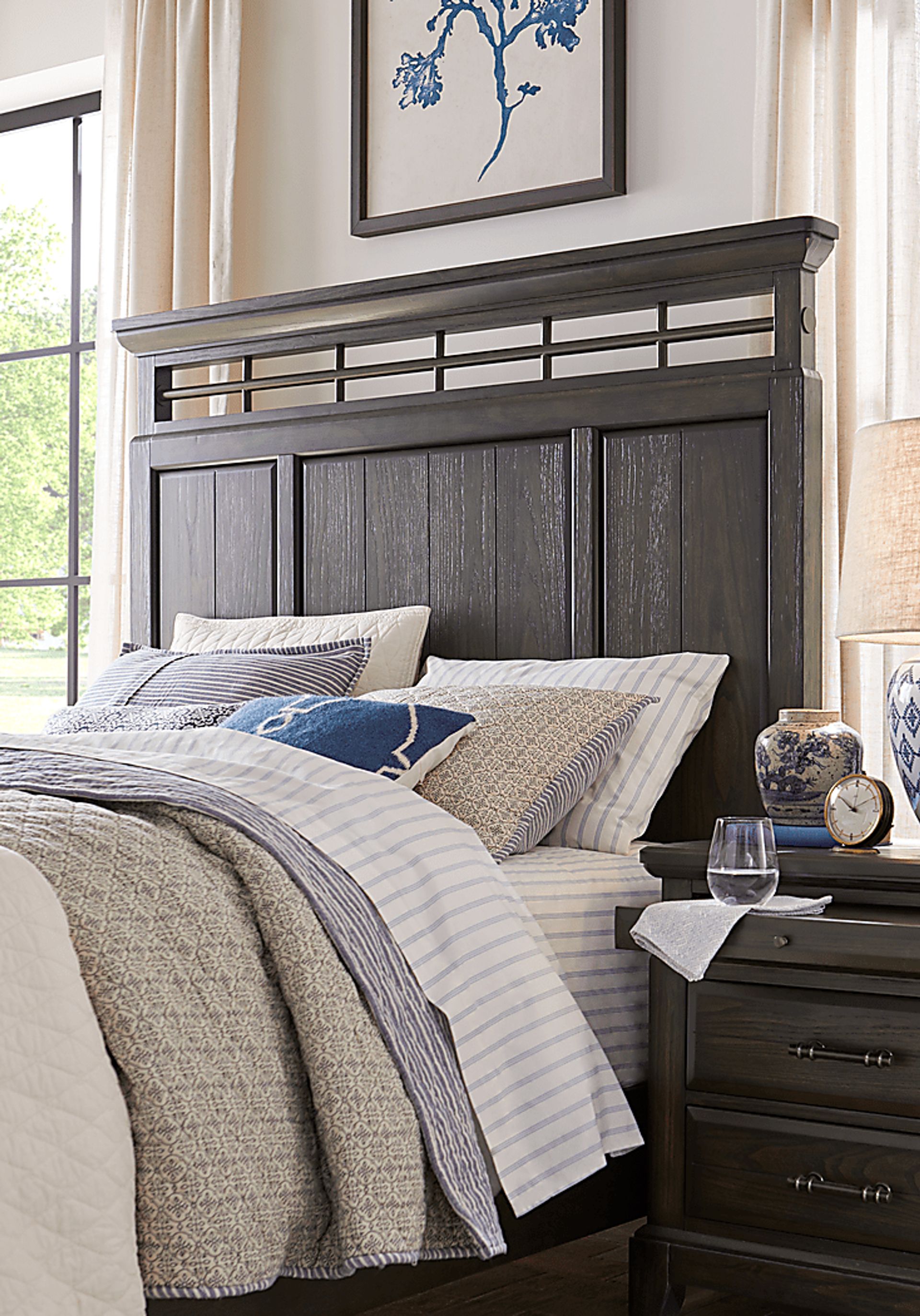 Montana Ridge Brown 5 Pc King Panel Bedroom - Image 3