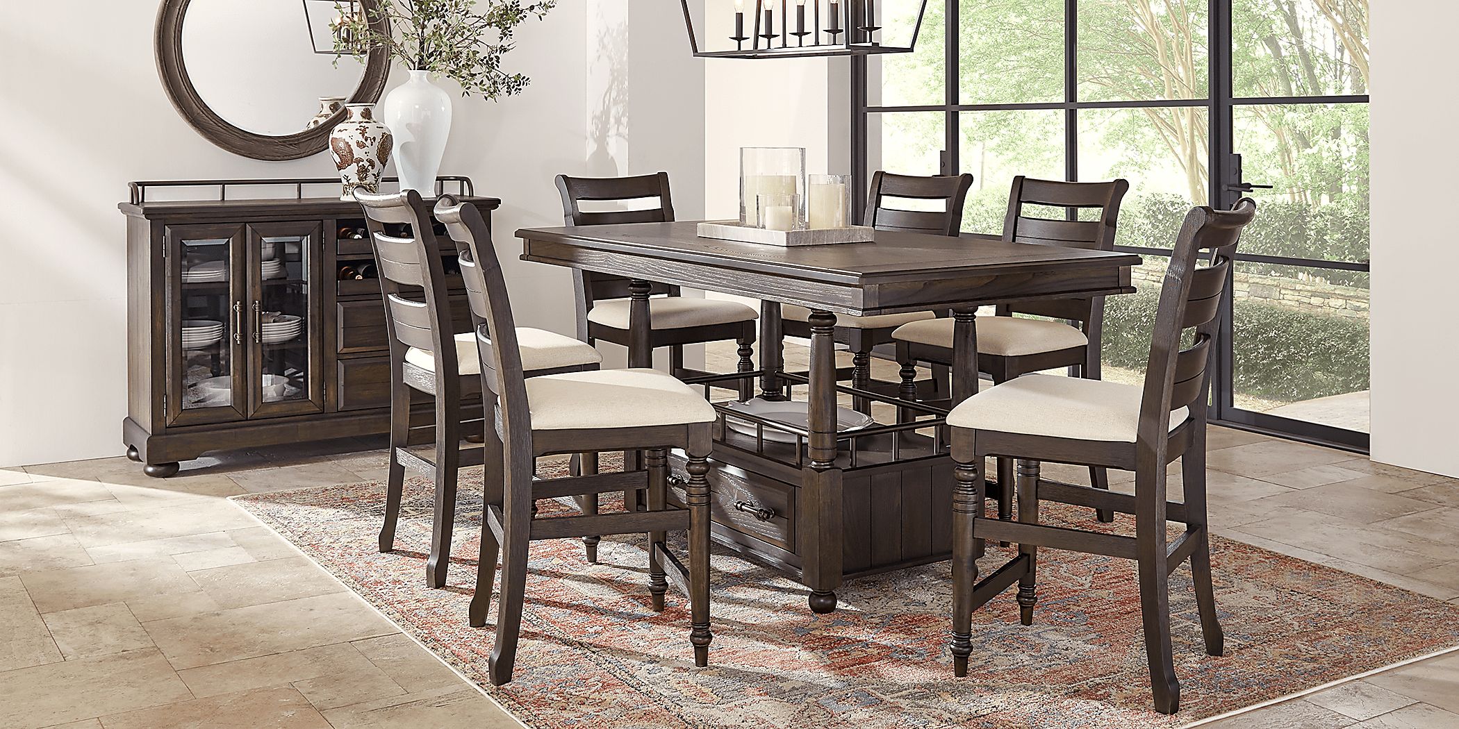 Rooms to go wood dining online table