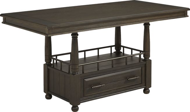Montana Ridge Brown Counter Height Dining Table