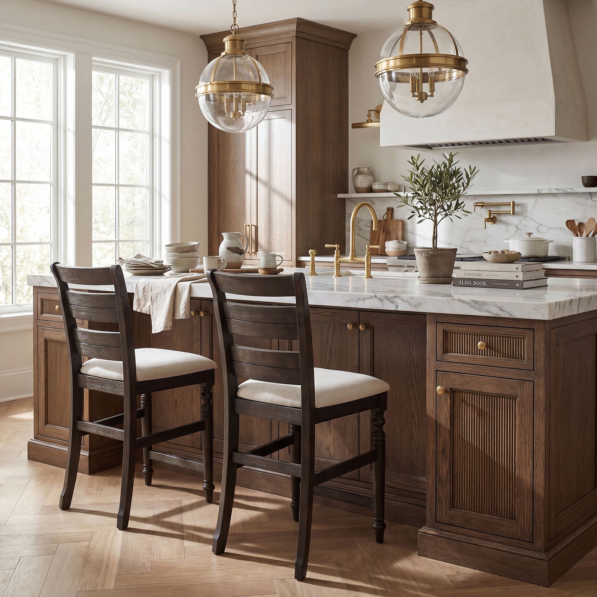 Montana Ridge Brown 7 Pc Counter Height Dining Room - Image 6