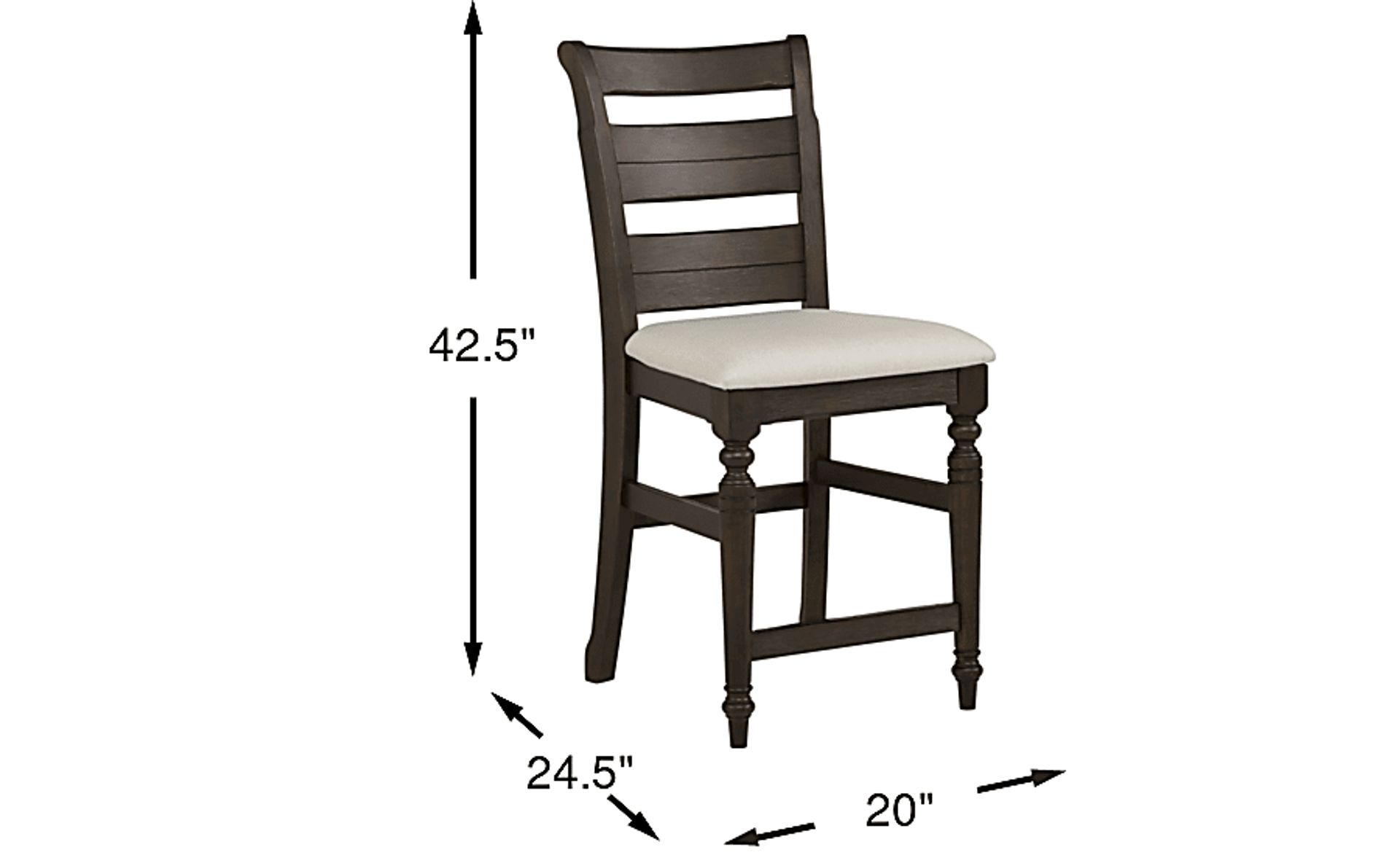 Dimension Image. Please refer to the Dimension Tab on this page for dimension details.