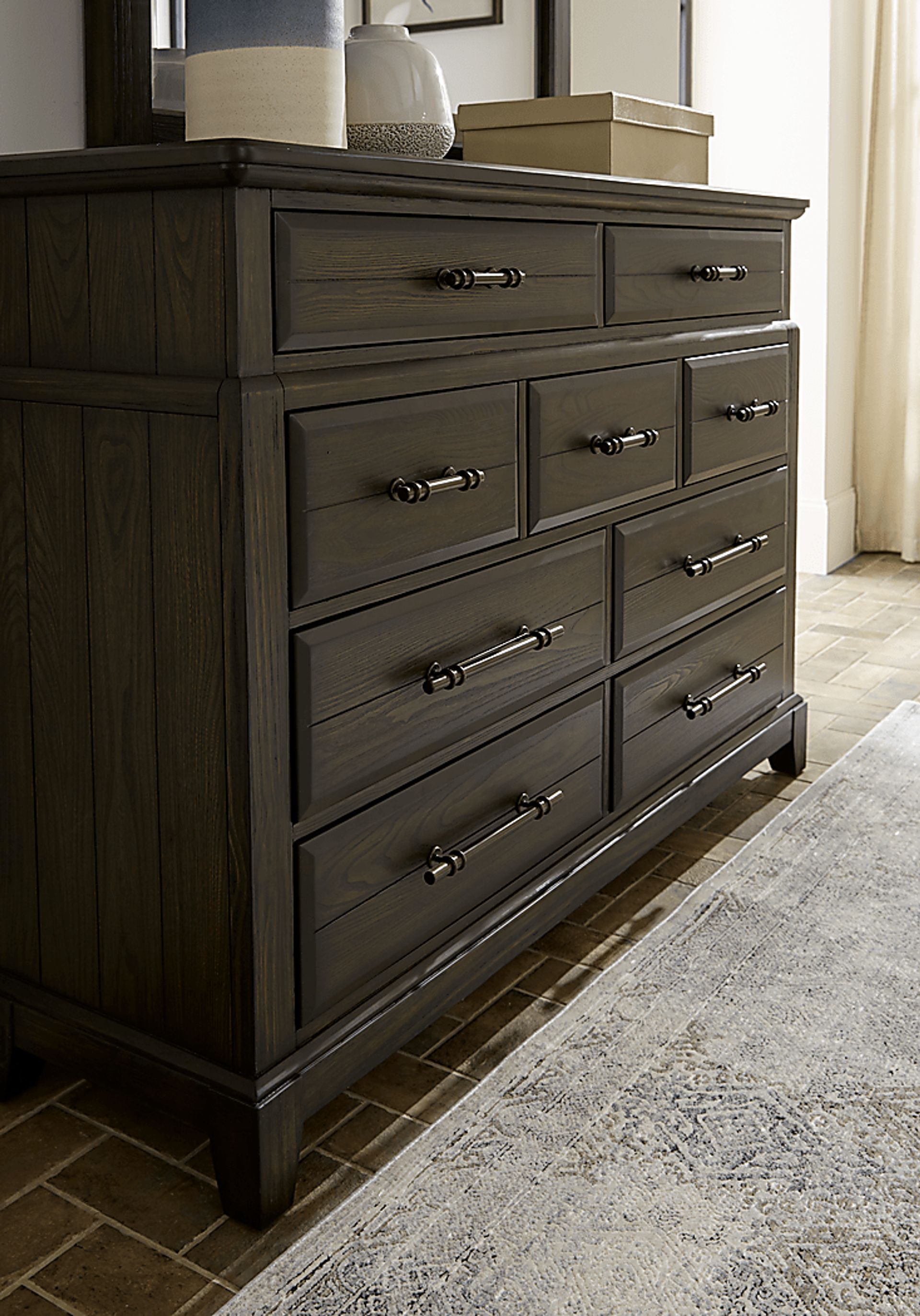 Montana Ridge Brown Dresser - Image 3