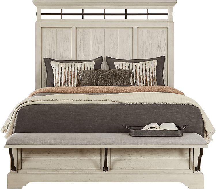 3 pc queen panel bed