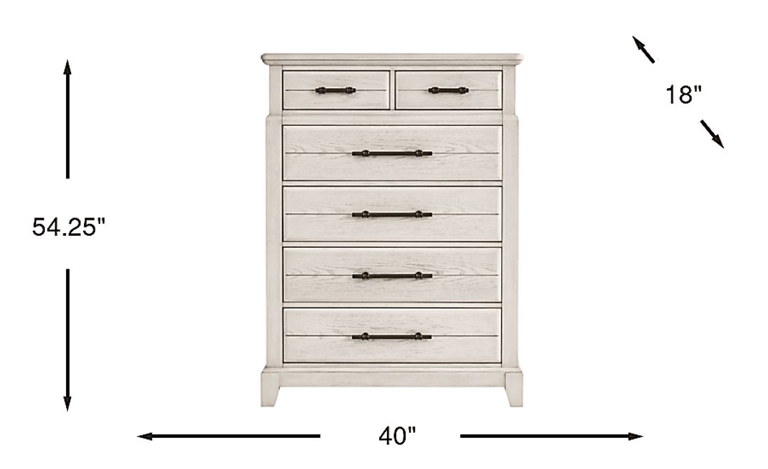 Montana Ridge White Chest