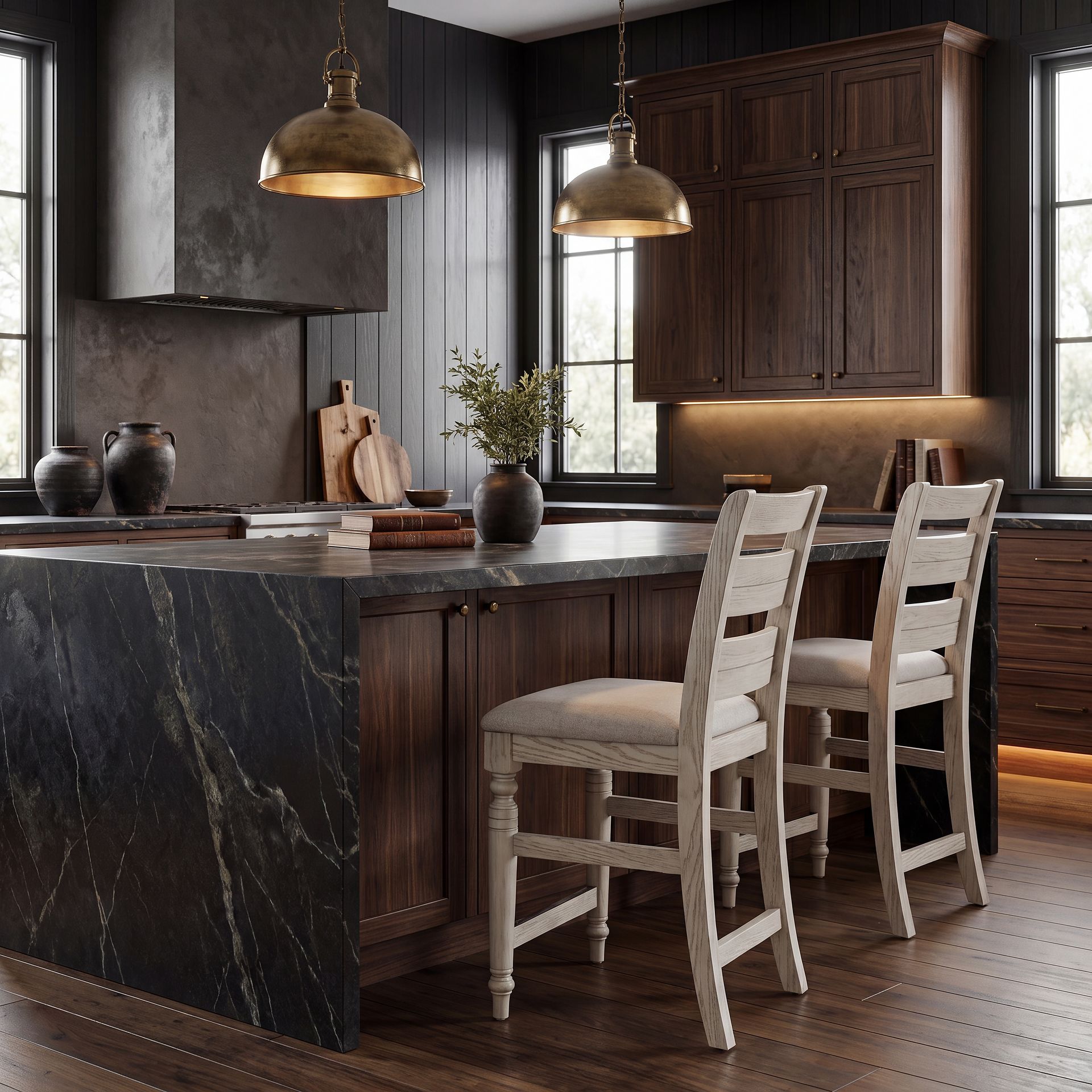 Montana Ridge White 5 Pc Counter Height Dining Room - Image 10