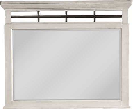 Montana Ridge White Mirror